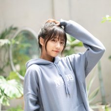 【最後兩件，售完不補】我的NTUB印象•莫內落肩帽T_冰露灰藍